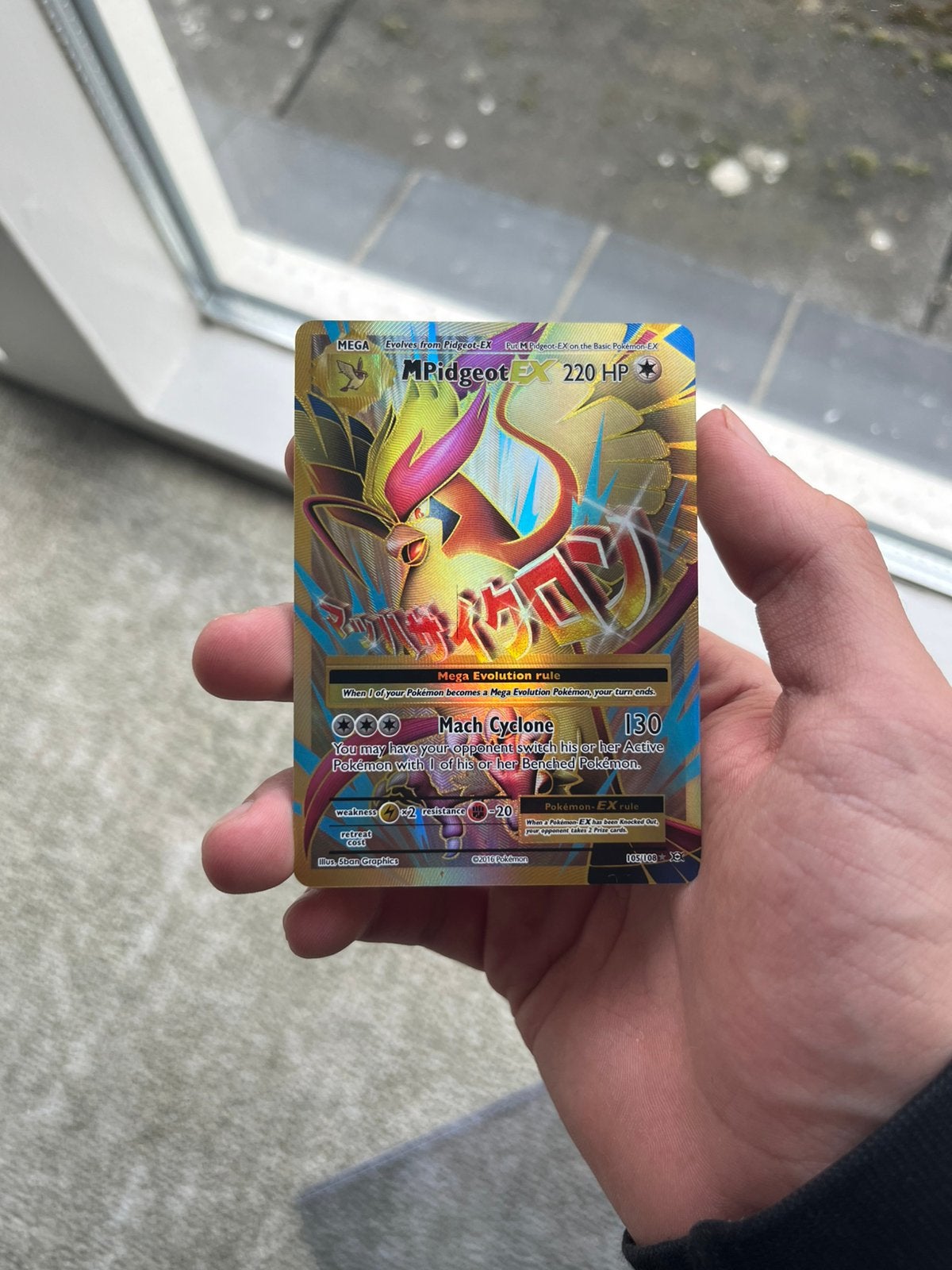Mega pidgeot ex full art, Verzenden, Nieuw, Losse kaart, Foil