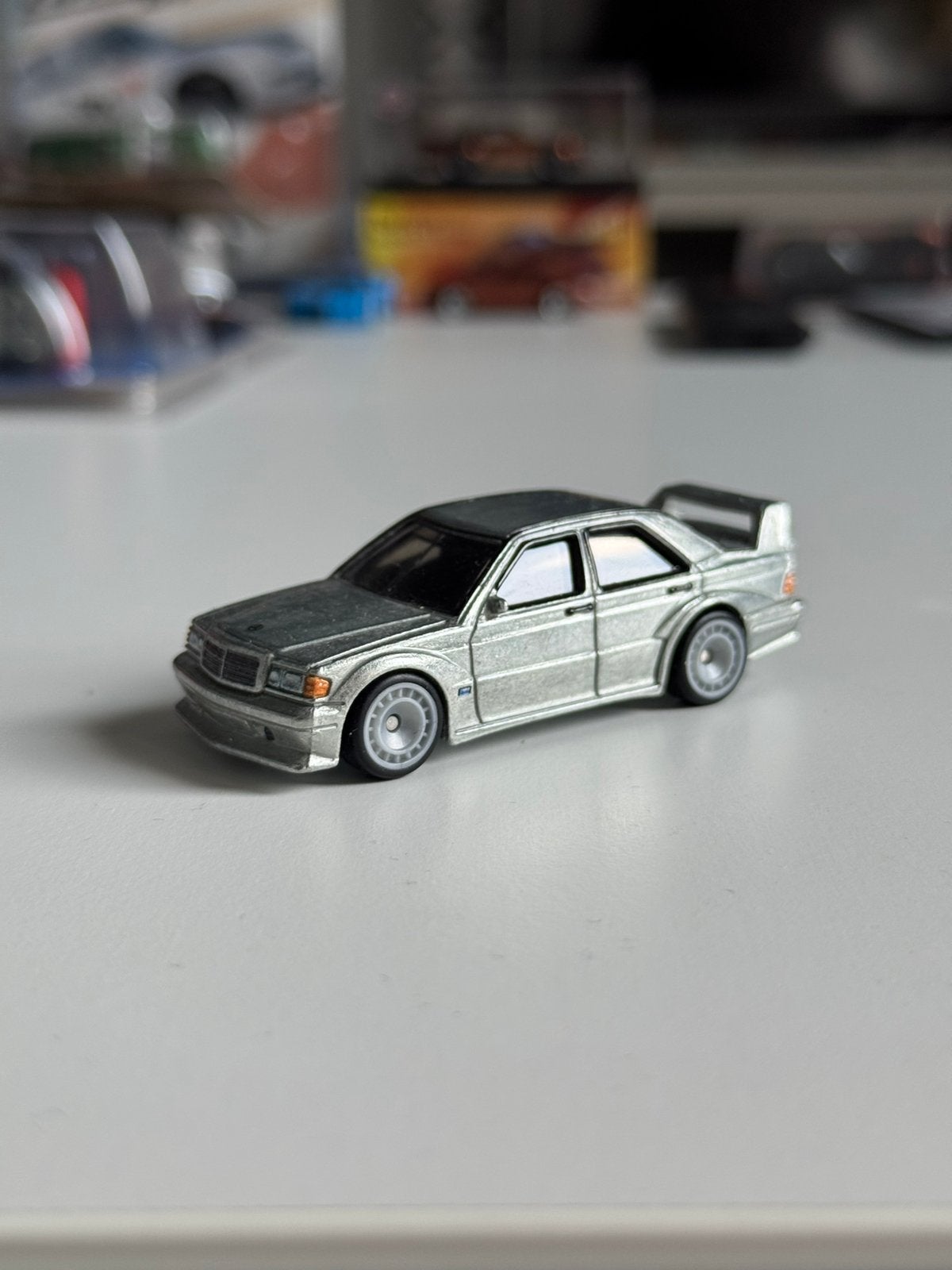 Hot Wheels Premium Mercedes Benz 190 E 2.5 EVO, Ophalen of Verzenden, Zo goed als nieuw, Auto