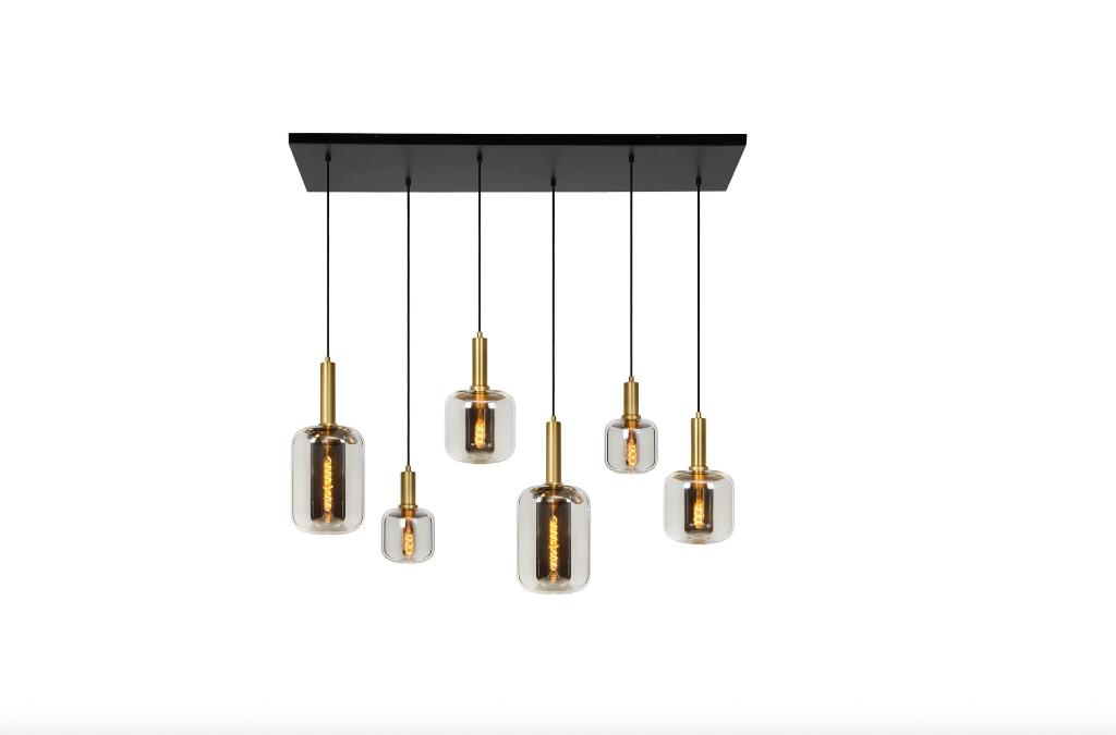 Lucide JOANET Cluster Hanglamp - 6xE27 | Van €471,95, nu, Huis en Inrichting, Lampen | Hanglampen, Nieuw, Lucide, Ophalen of Verzenden