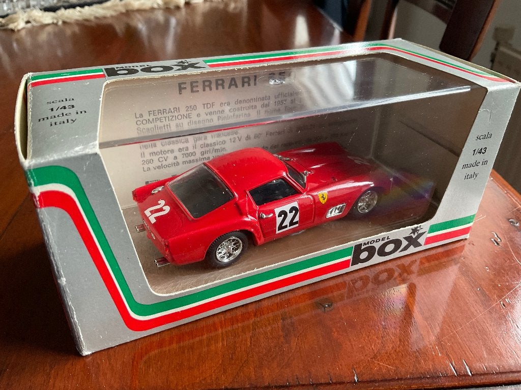 BOX Ferrari 250 TDF GP de Paris Tour de France mint/box/cert, Verzenden, Zo goed als nieuw, Auto, Overige merken