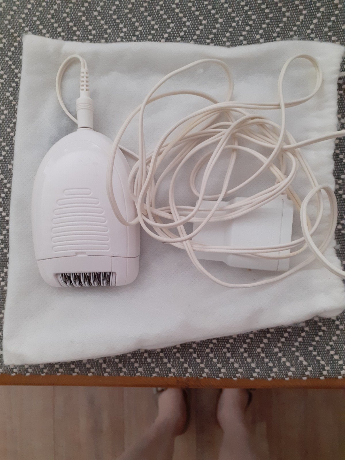 Epilator satinette Haarhanddoek met knoop , Alveola waxing,h, Ophalen of Verzenden, Gebruikt, Overige typen