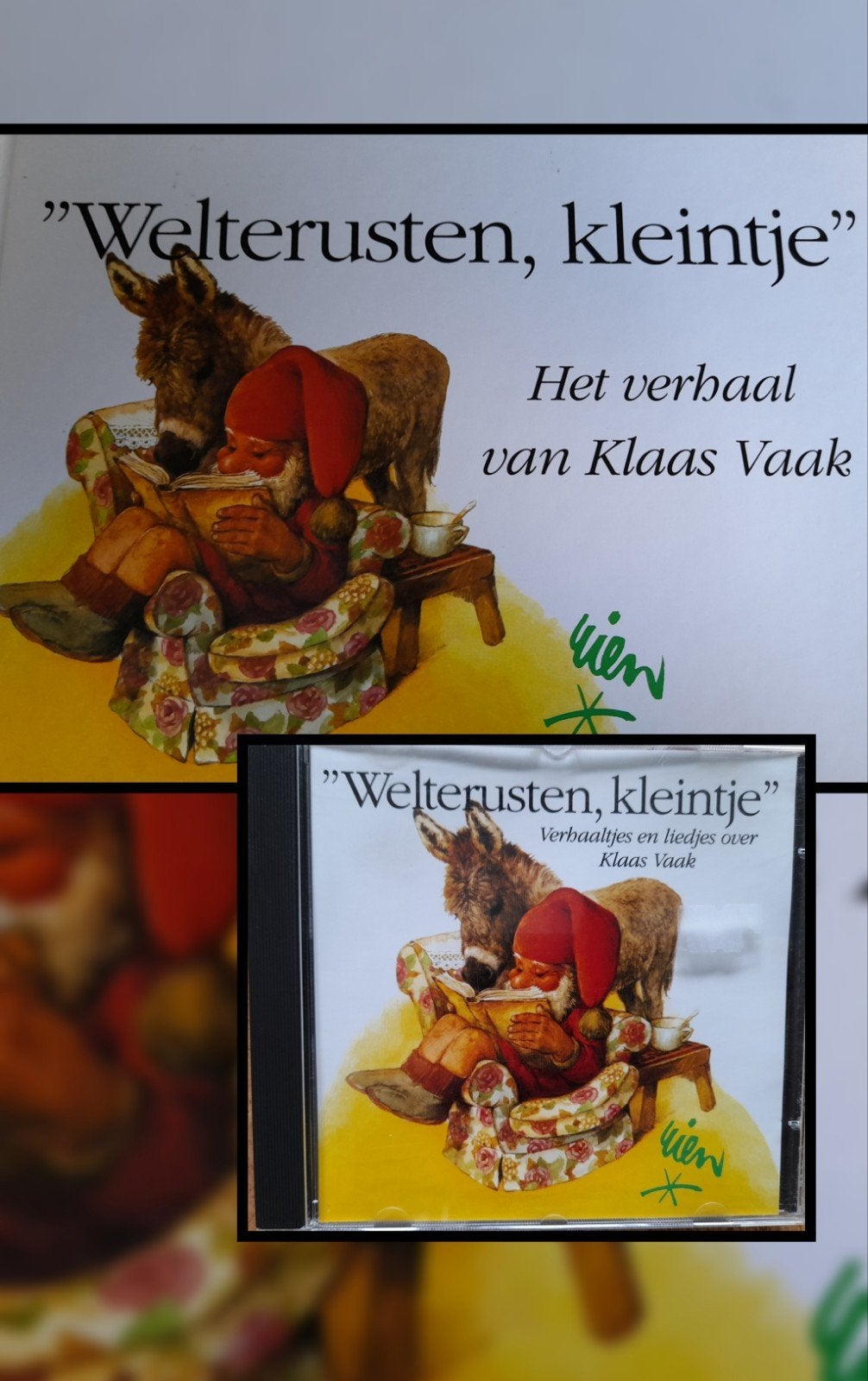 Rien Poortvliet  " Welterusten kleintje"  Boek + CD, Ophalen of Verzenden, Rien Poortvliet, Prentenboek