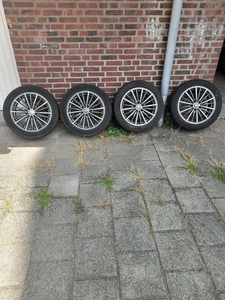 Velgen met zomerbanden, Auto-onderdelen, Banden en Velgen, Ophalen, Gebruikt, Velg(en), 17 inch