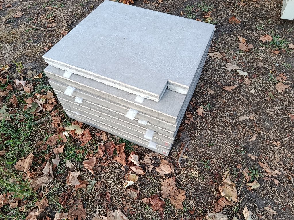 Keramiek tegels op beton, Ophalen, 30 cm of meer, Steen of Klei, 50 tot 150 cm