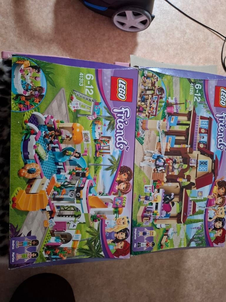 LEGO Friends 41313 en 41126 - Zonovergoten Avonturen, Ophalen, Compleet, Gebruikt, Lego