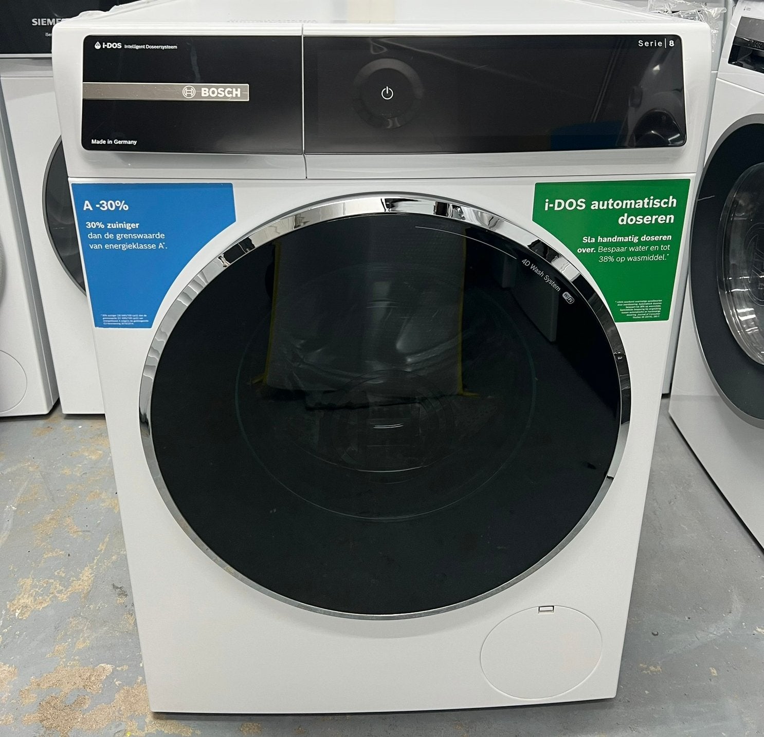 Bosch Serie 8 wasmachine 9KG i-Dos & WiFi Eind 2025