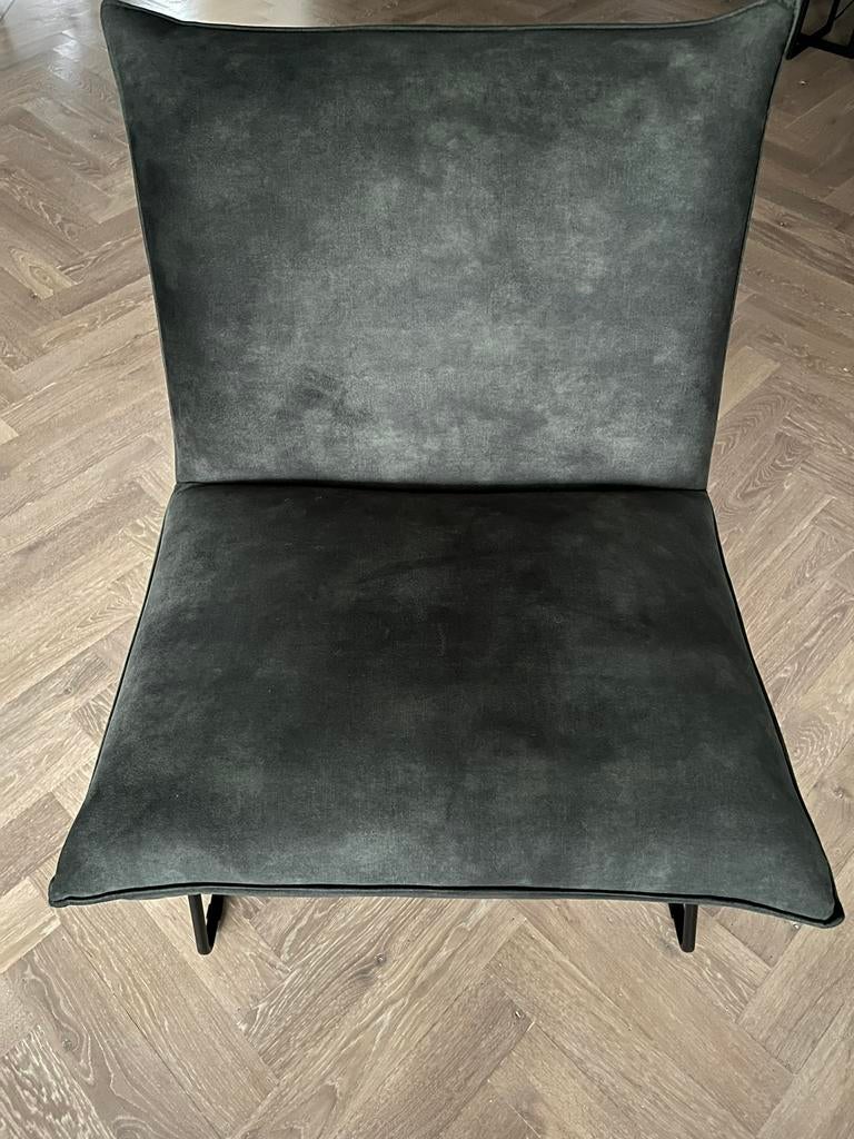Groene fauteuil, Huis en Inrichting, Stoelen, Ophalen, Zo goed als nieuw, Overige kleuren, Eén