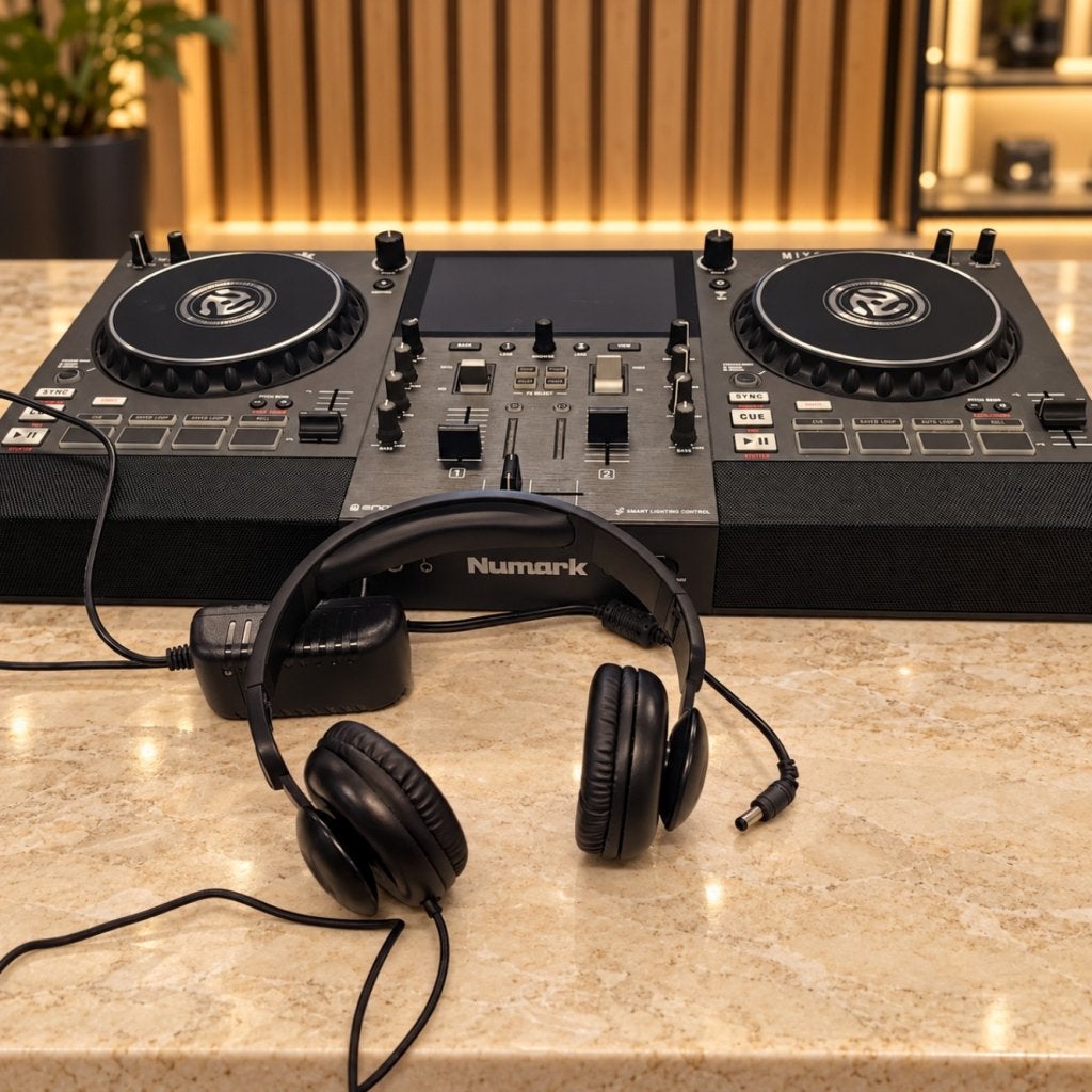 Numark Mixstream Pro DJ-controller - In Nette Staat, Numark, Zo goed als nieuw, Support@numark.com, Numark Industries
200 Scenic View Drive
Cumberland, RI 02864-1813
USA