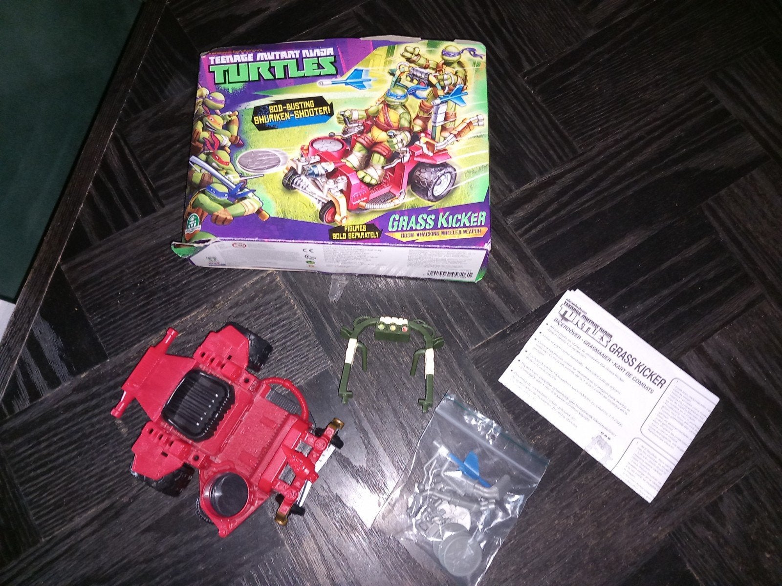 Teenage Mutant Ninja Turtles Grass Kicker Voertuig, Gebruikt, 16200 Trojan Way, La Mirada, CA 90638, USA, Playmates Toys, Ophalen of Verzenden