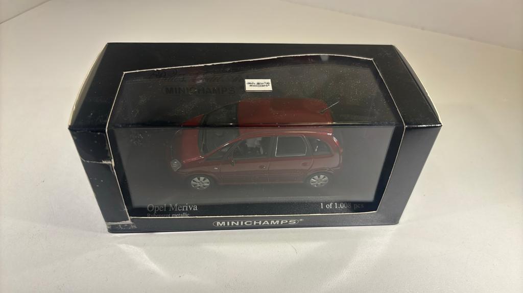 Opel meriva red minichamps 1.43, Hobby en Vrije tijd, Modelauto's | 1:43, Auto, Ophalen of Verzenden, MiniChamps, A