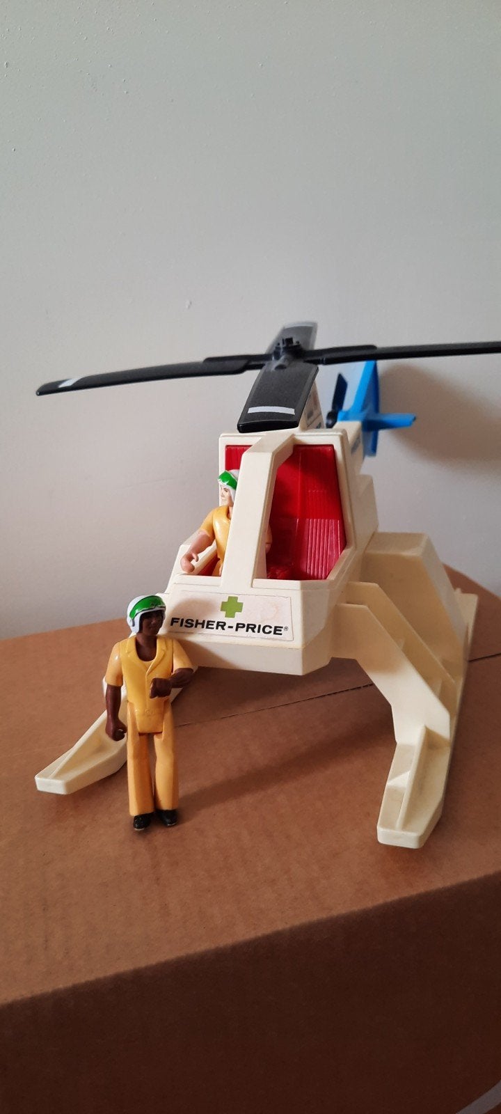 Vintage Fisher Price Rescue Copter 305, Verzamelen, Speelgoed, Ophalen of Verzenden, Zo goed als nieuw