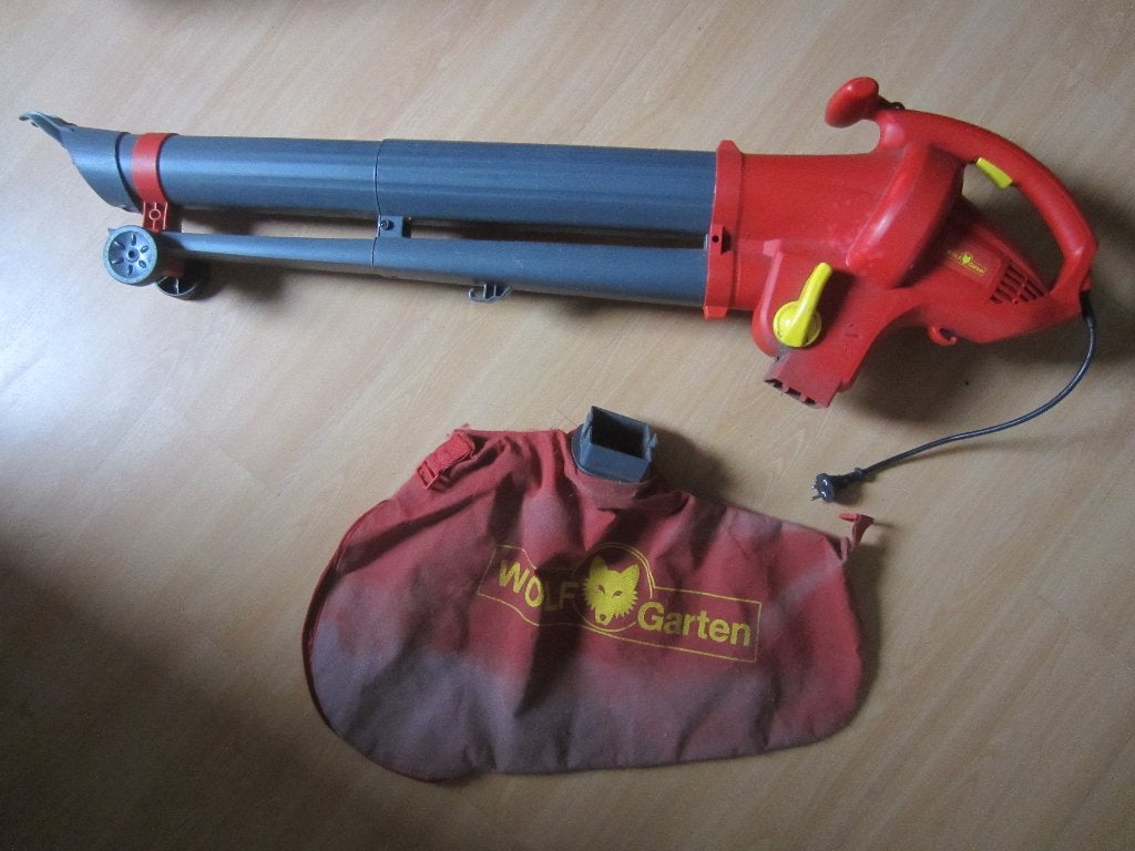 Wolfgarten bladblazer, Tuin en Terras, Bladblazers, Ophalen of Verzenden, Met opvangzak, Elektrisch, Wolf Garten
