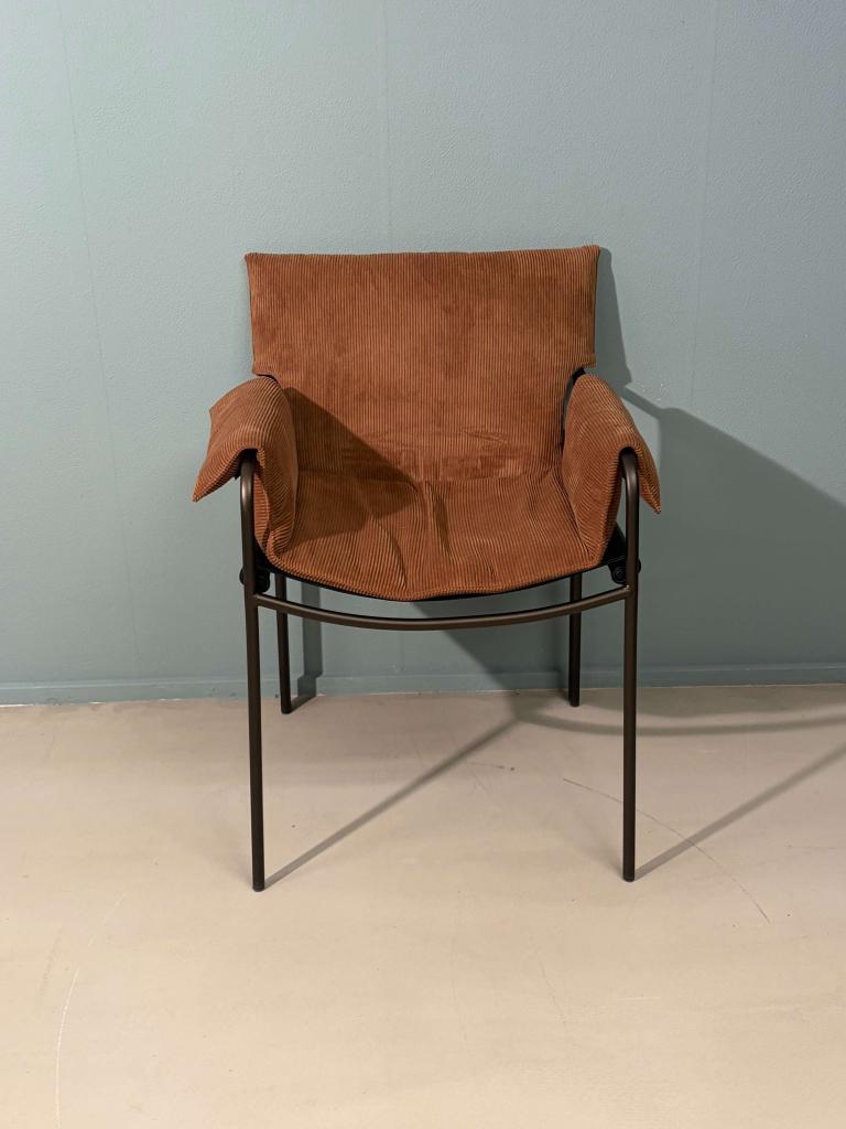 !Nieuw! - KFF - Loop - Lisboa - Eettafelstoel, Huis en Inrichting, Stoelen, Ophalen, Bruin, Info@eras-interieurs.nl, Nieuw