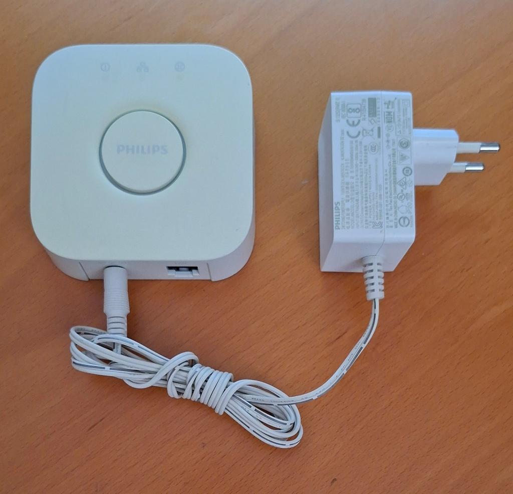 Philips Hue Bridge 2.1 hub incl. voeding, Ophalen of Verzenden, Gebruikt