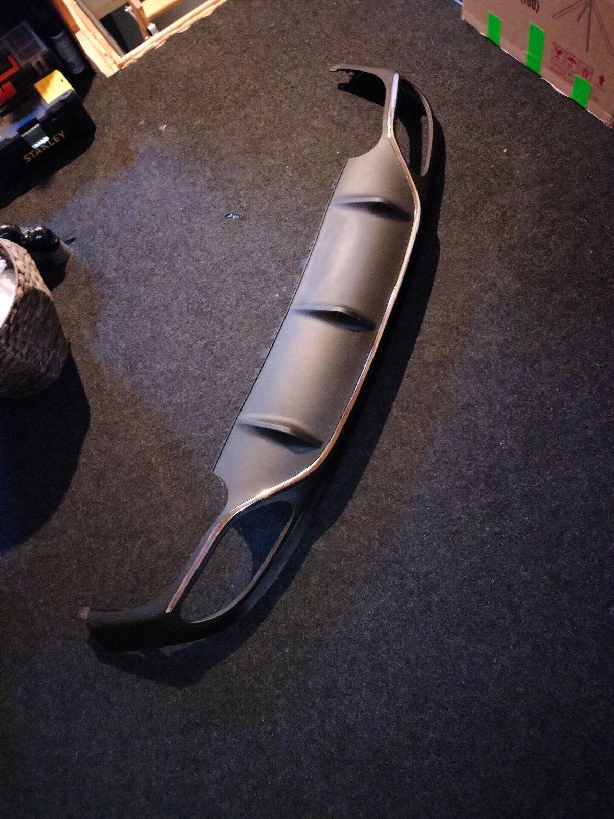 Mercedes E-Klasse E300 AMG Line Achter Diffuser Chroom, Ophalen of Verzenden