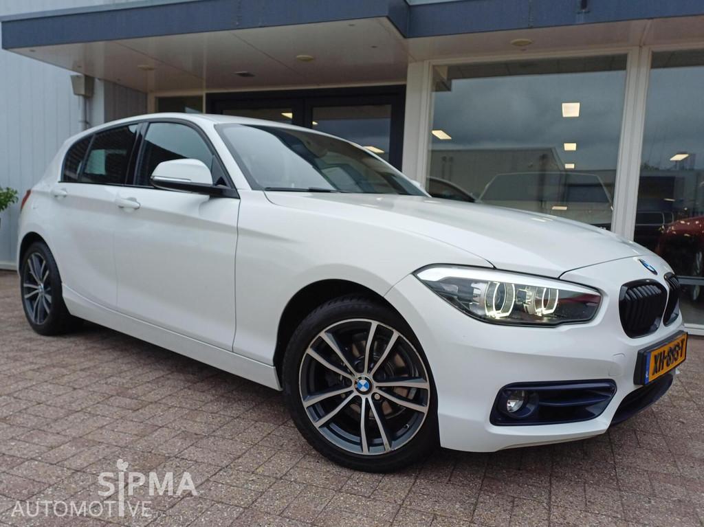 BMW 1-serie 118i Executive/ Led/ 116dkm/ Navi/ Pdc/, Gebruikt, Wit, Origineel Nederlands, 650 kg