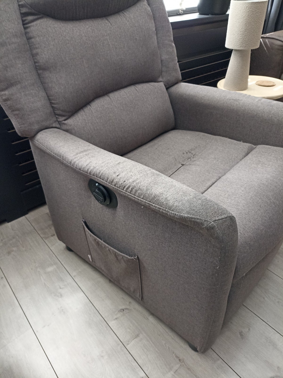 electrische relax fauteuil, Gebruikt, Eenpersoons, 75 tot 100 cm, Ophalen of Verzenden