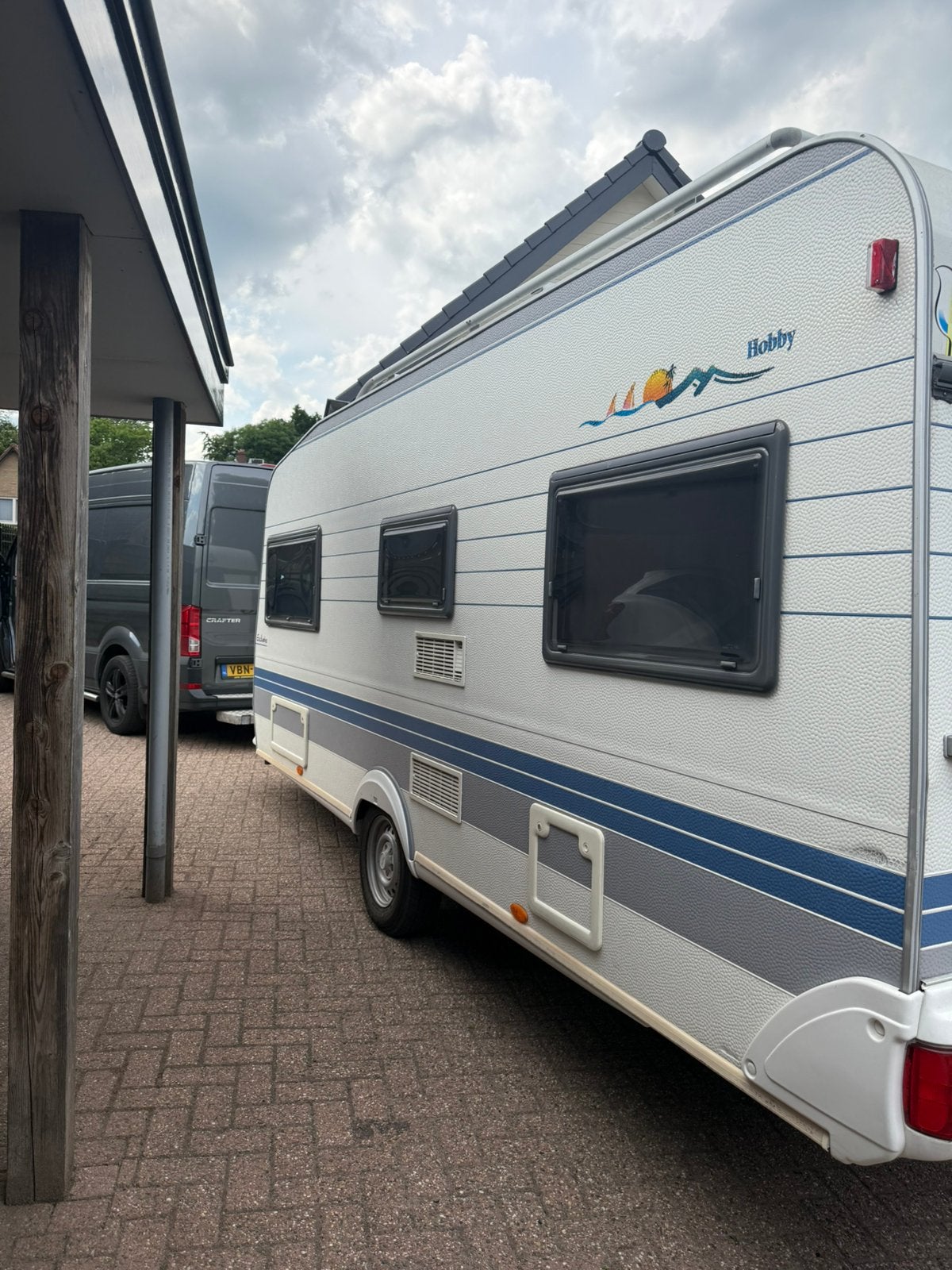 Hobby 495, Caravans en Kamperen, Rondzit, Hobby, Particulier, Tot en met 4