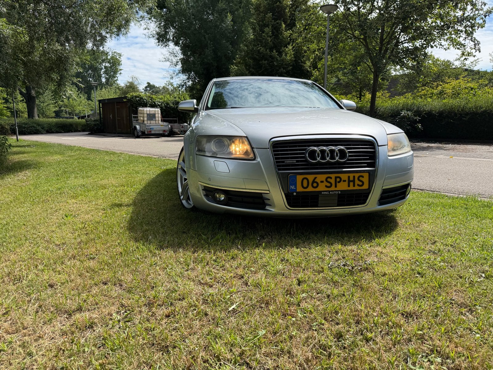 Audi A6 3.2 FSI 188KW Quattro Tiptr. 2006 Grijs, Auto's, Audi, Automaat, 1655 kg, Origineel Nederlands, Vierwielaandrijving
