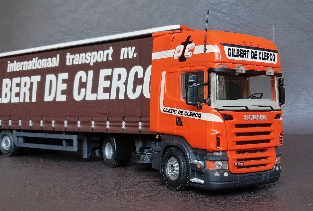 2006 Tekno Scania R380 Gilbert de Clercq België vrachtwagen, Ophalen of Verzenden, Zo goed als nieuw, Bus of Vrachtwagen, Tekno