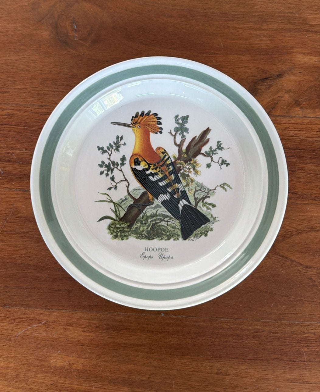 Portmeirion Birds of Britain Hoopoe bord, Ophalen of Verzenden, Zo goed als nieuw, Bord(en), Overige stijlen