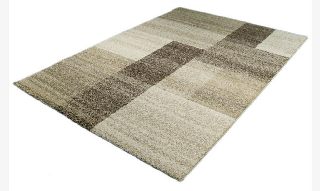 Vloerkleed Casa 80x150 laagpolig beige bruin nieuw!, Huis en Inrichting, Nieuw, Stijlvol klasse comfortabel kwaliteit warm gezellig
