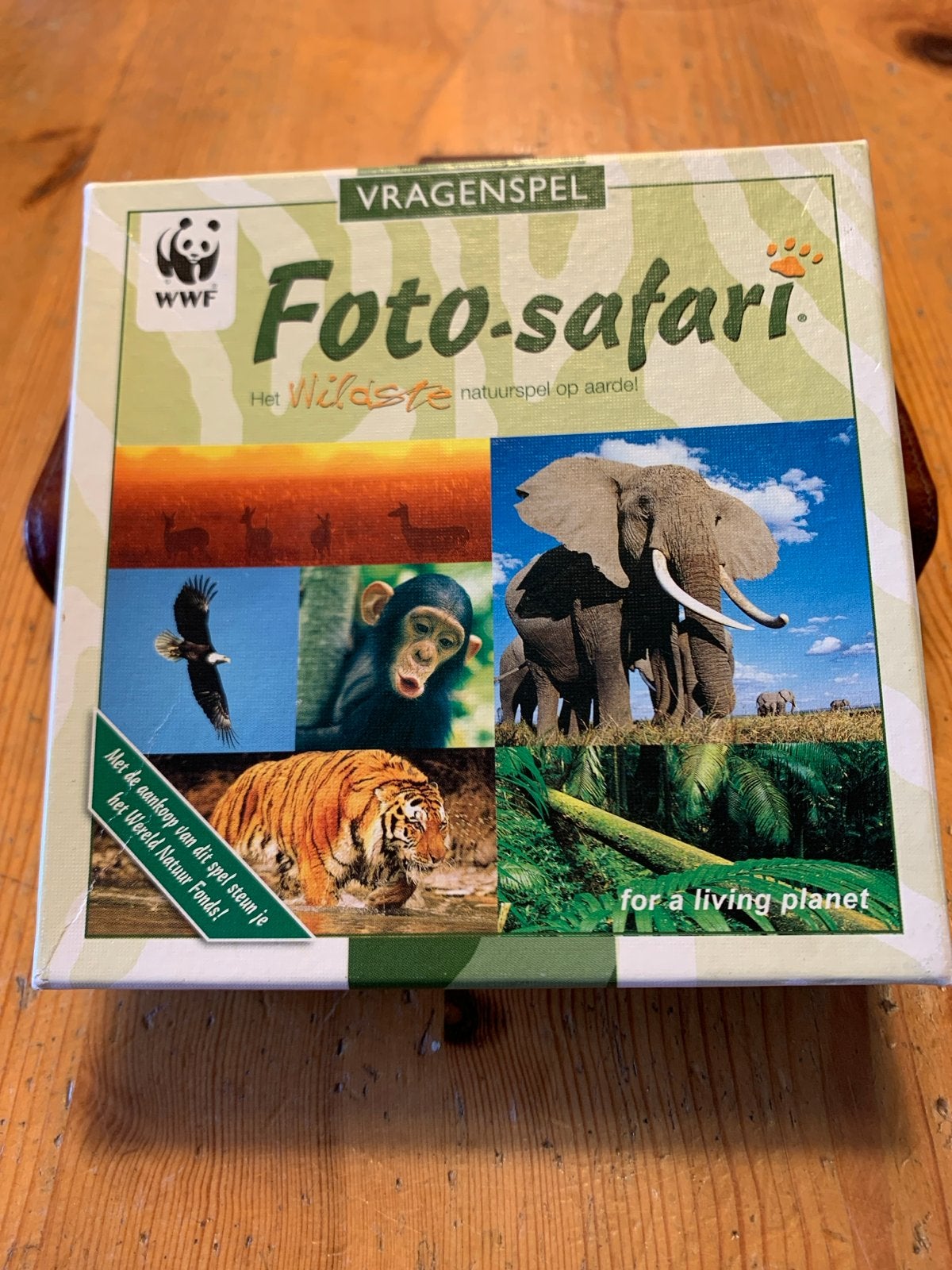 WWF Foto-Safari Vragenspel - Het Wildste Natuurspel, Drie of vier spelers, Ophalen, Zo goed als nieuw