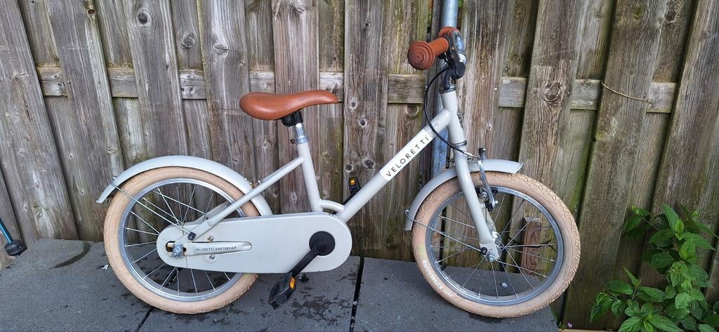 Veloretti kinderfiets 16 inch Pebble grey, Ophalen, Velgrem, Veloretti, 16 tot 20 inch