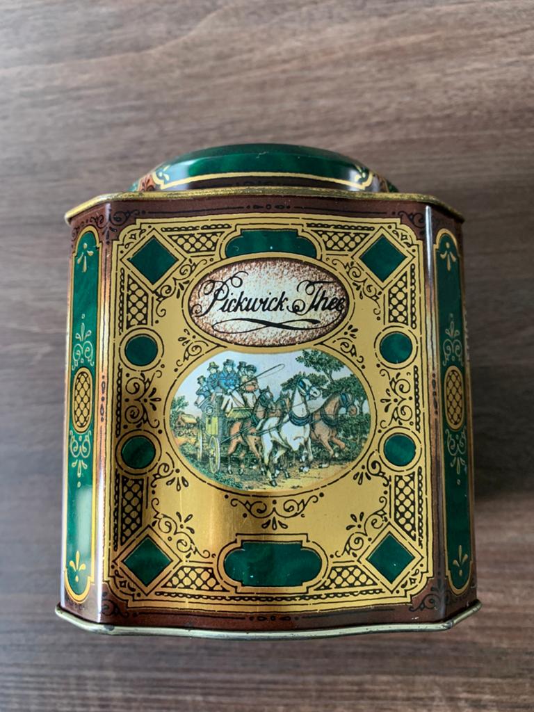 Douwe Egberts theeblikje, Verzamelen, Blikken, Ophalen of Verzenden, Gebruikt, Thee, Douwe Egberts