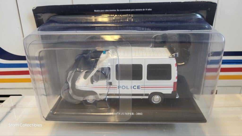Magazine Models Citroën Jumper Police - 2002, Hobby en Vrije tijd, Modelauto's | 1:43, Overige merken, Auto, Ophalen of Verzenden