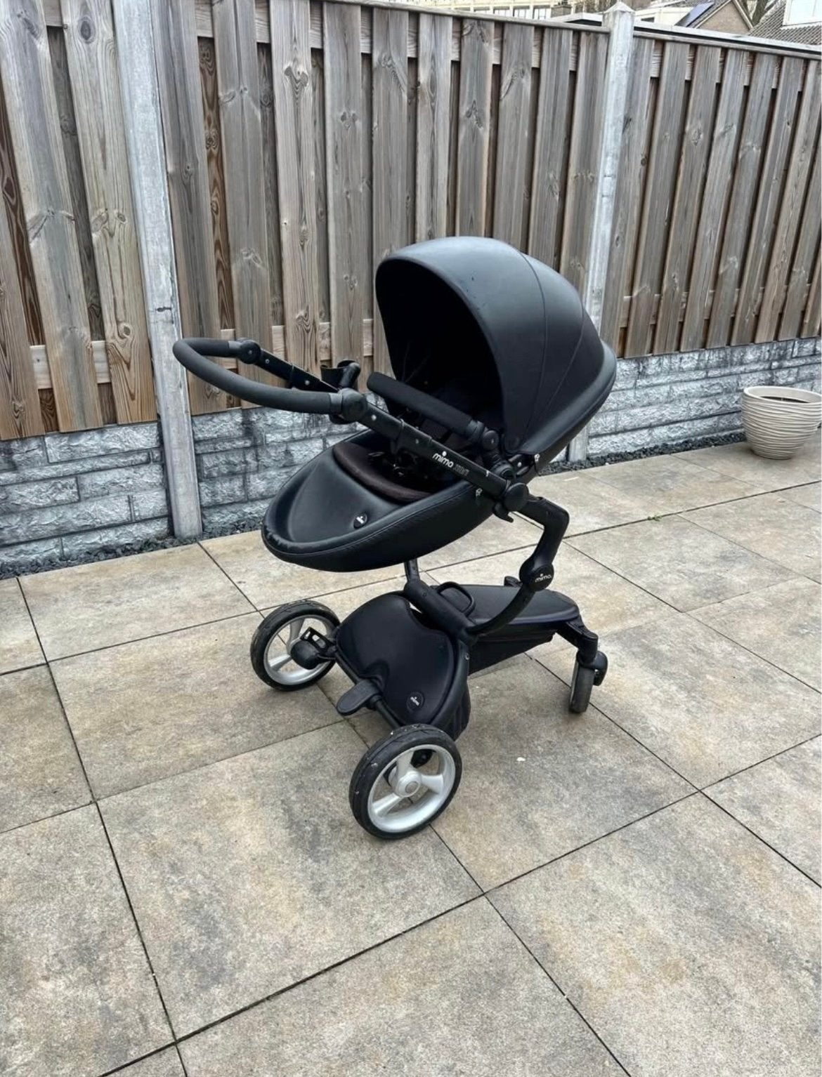Mima Kinderwagen met reiswieg, zitje en accessoires, Gebruikt, Combiwagen, Met reiswieg, Ophalen