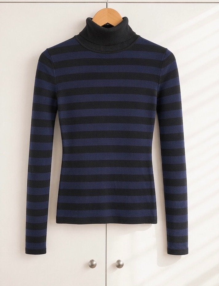 Nikkie kol top blauw zwart, ZGAN maat 34, Blauw, Ophalen of Verzenden, Zo goed als nieuw, Nikkie
