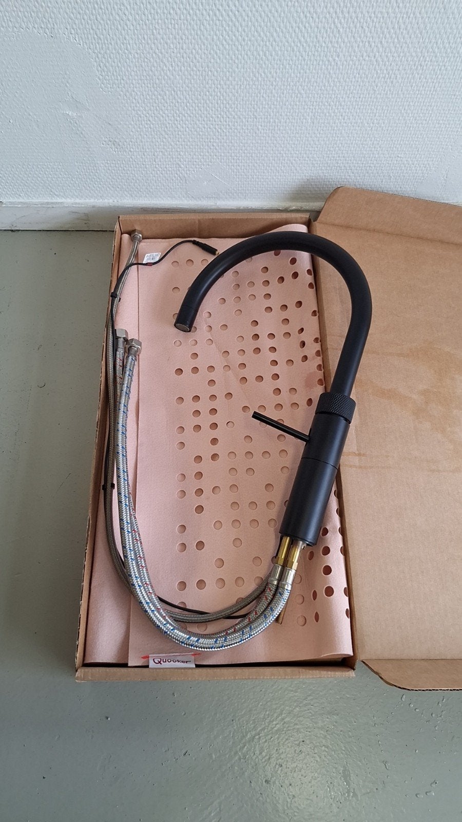 Zwarte Quooker Fusion Kraan, Ophalen of Verzenden, Zo goed als nieuw, Zwart