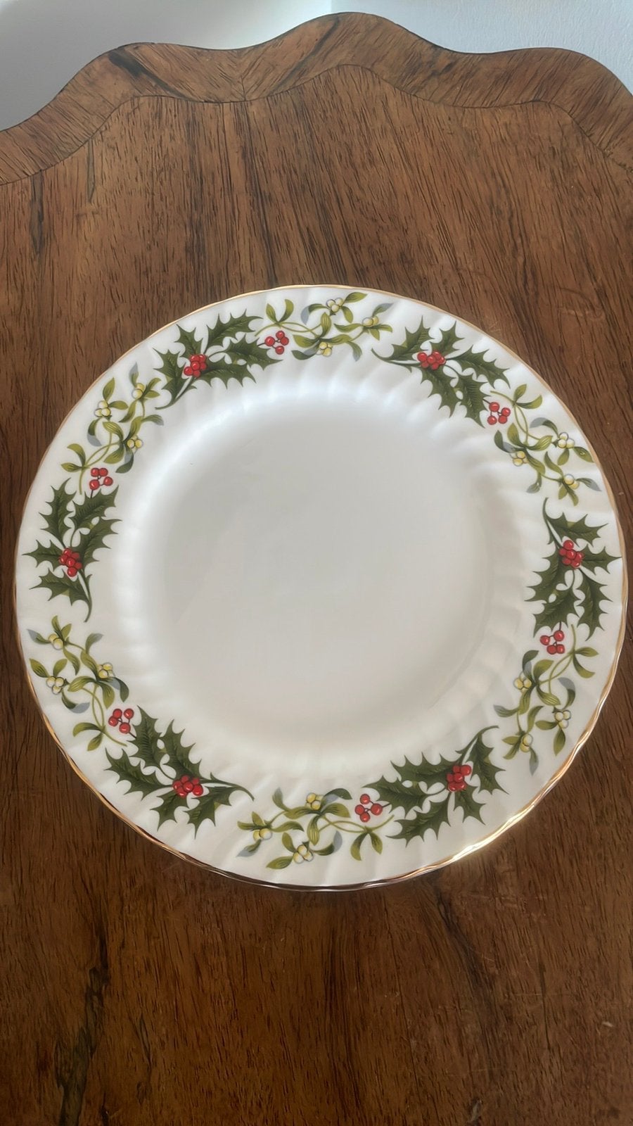 Kerstservies bordje Royal Kendal 20cm., Diversen, Ophalen of Verzenden, Gebruikt