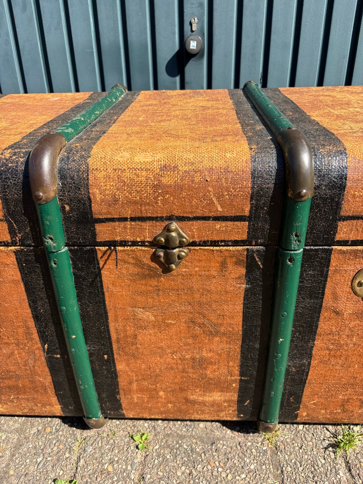 Vintage opbergkist / koffer  / dekenkist - Vintage decoratie, Ophalen