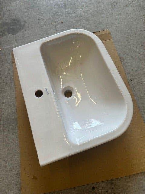 Duravit D-Code wastafel wit (60 x 46 cm), Ophalen, Zo goed als nieuw, Wastafel
