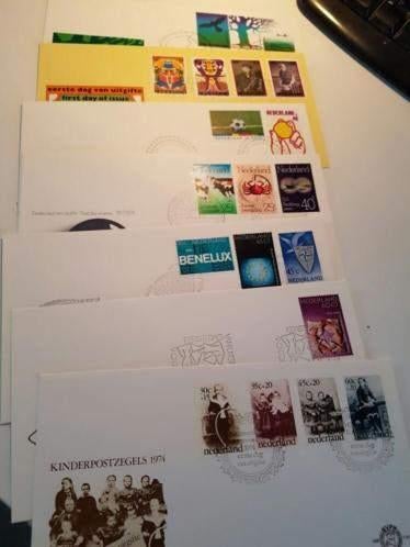 @@ 1974 alle FDC onbeschreven @@, Ophalen of Verzenden, Onbeschreven, Nederland