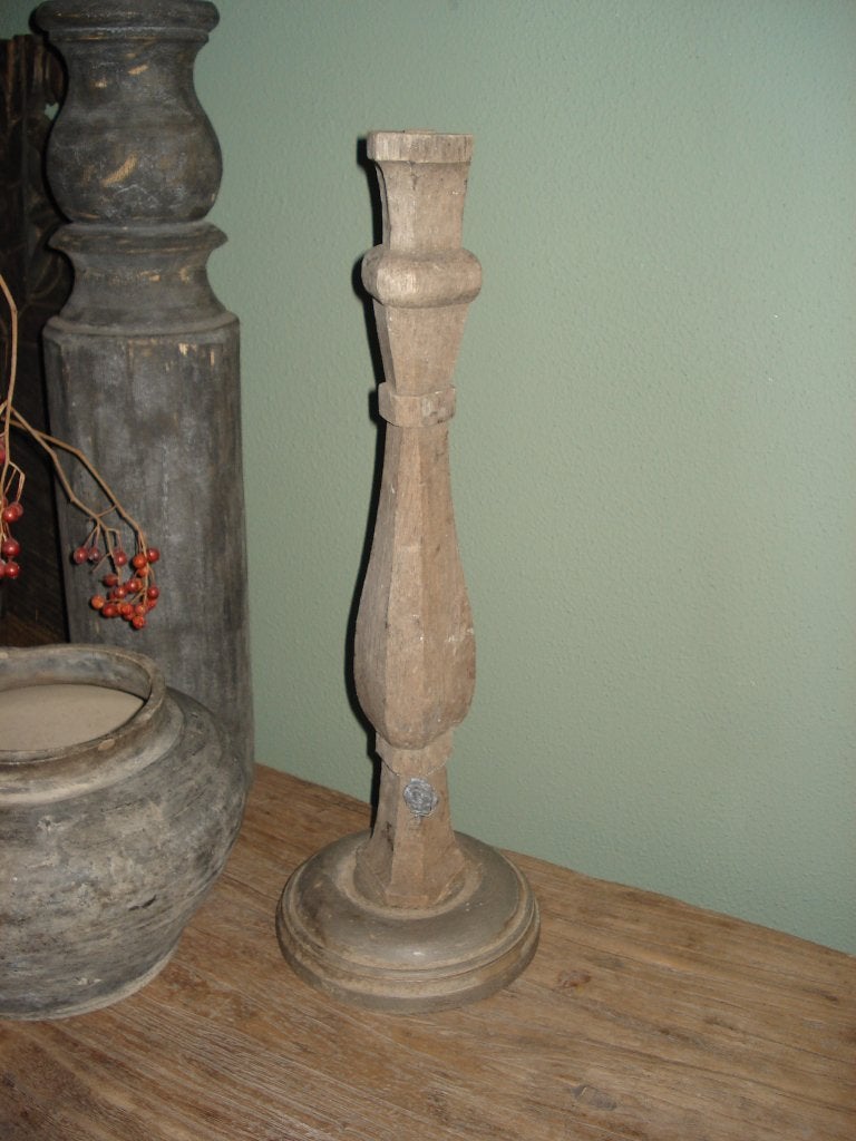 Hoffz pinakels/statute  43 cm hoog, Ophalen of Verzenden, Zo goed als nieuw, Hout, Landelijk