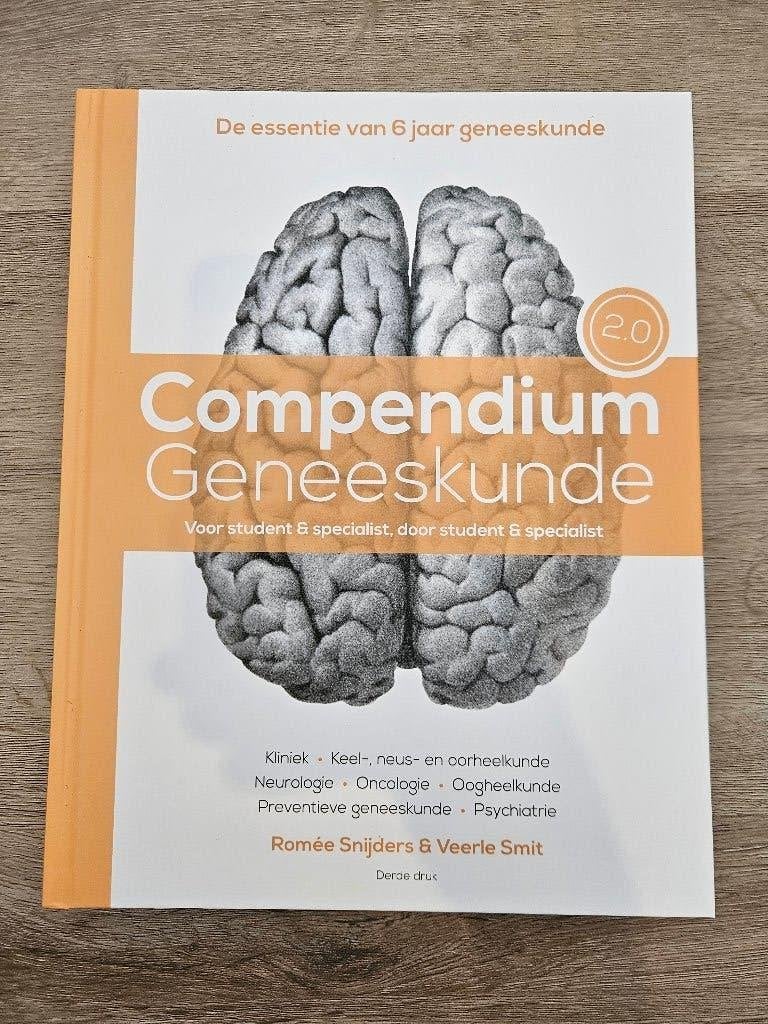 Compendium Geneeskunde 2.0 deel 1, Romée Snijders & Veerle Smit, Nieuw, Ophalen of Verzenden, WO