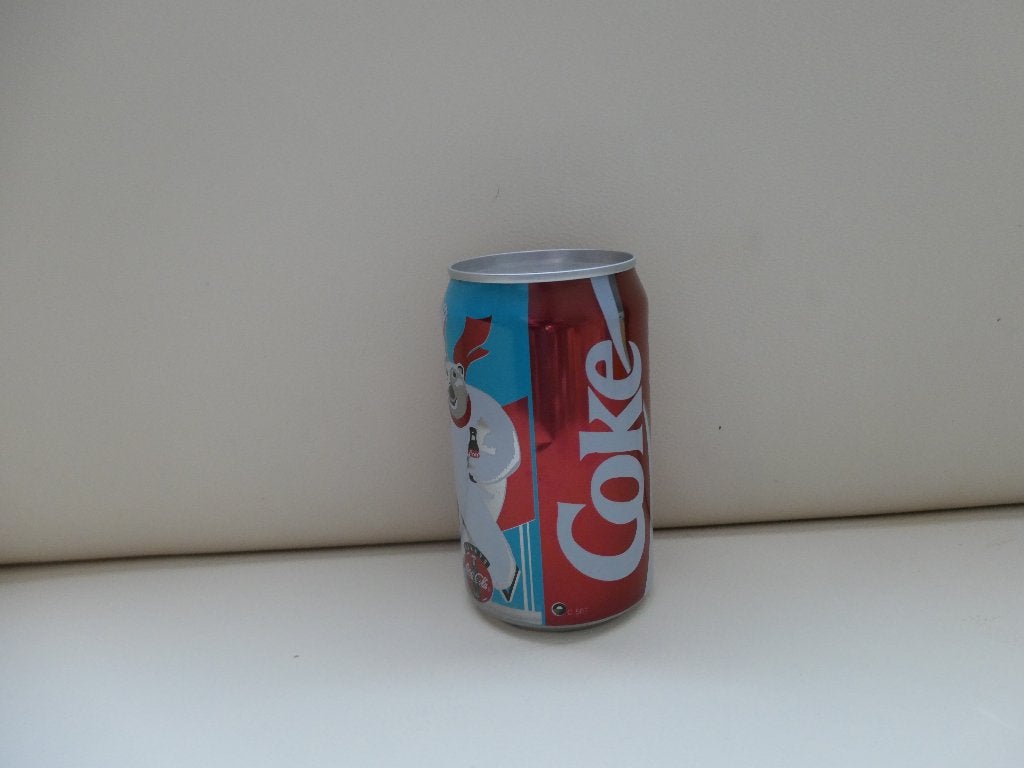 spaarpot coca cola blikje, Verzamelen, Ophalen, Zo goed als nieuw, Metaal of Blik, Overige thema's