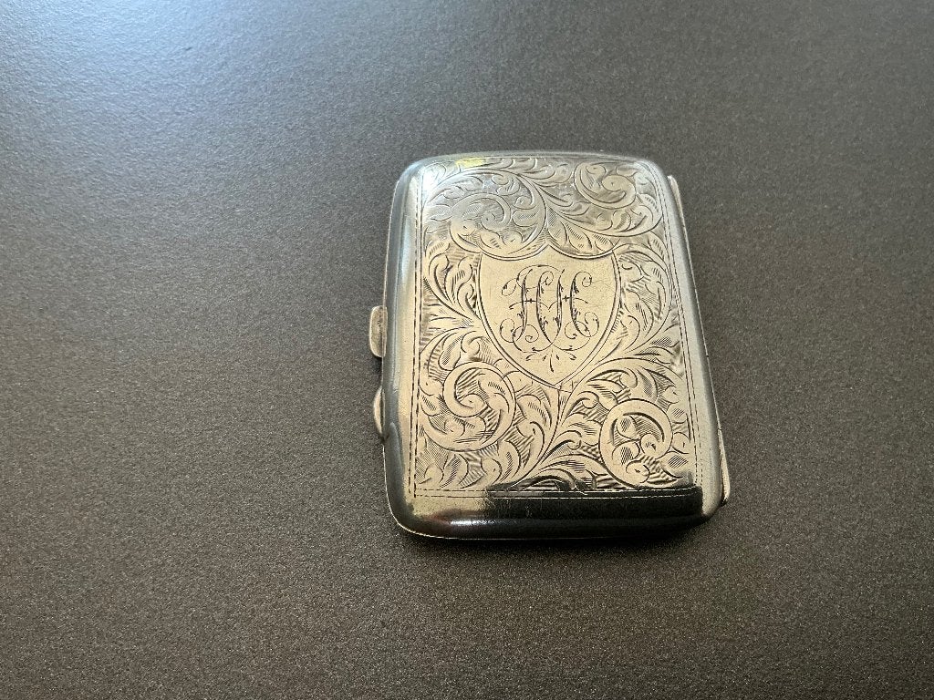 Sigarettendoosje zilver, Verzenden, Zilver