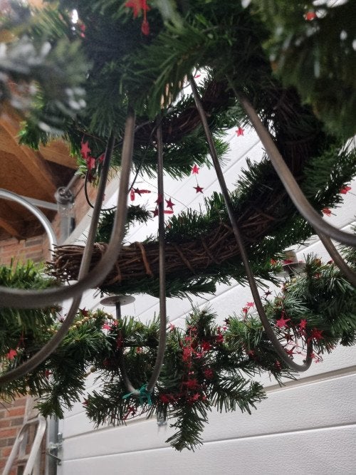 kaarsenhanger staal metaal groot, Diversen, Kerst, Ophalen of Verzenden, 'T Olde Gre-j, Info@toldegrej.nl, Endepoelstraat 20f Didam