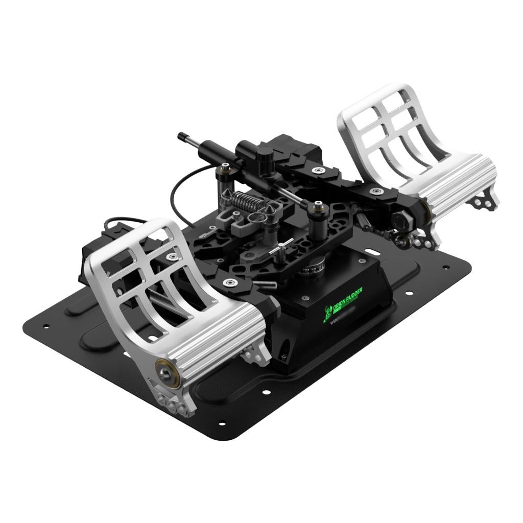 WINWING Orion Metal Flight Rudder Pedals met demper., Computers en Software, Joysticks, Ophalen, Zo goed als nieuw, Winwing