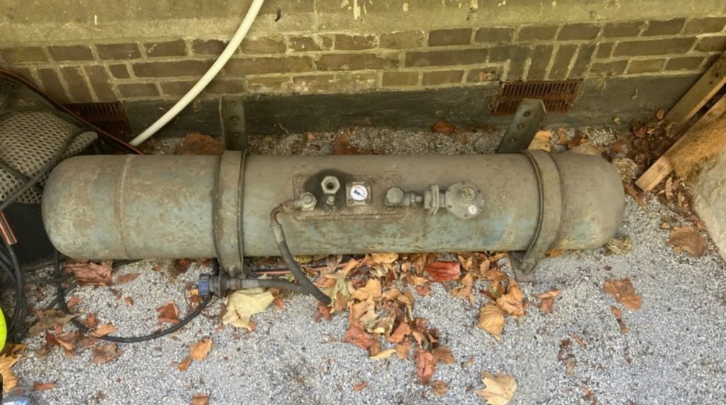 LPG dampgastank, Ophalen, Gebruikt