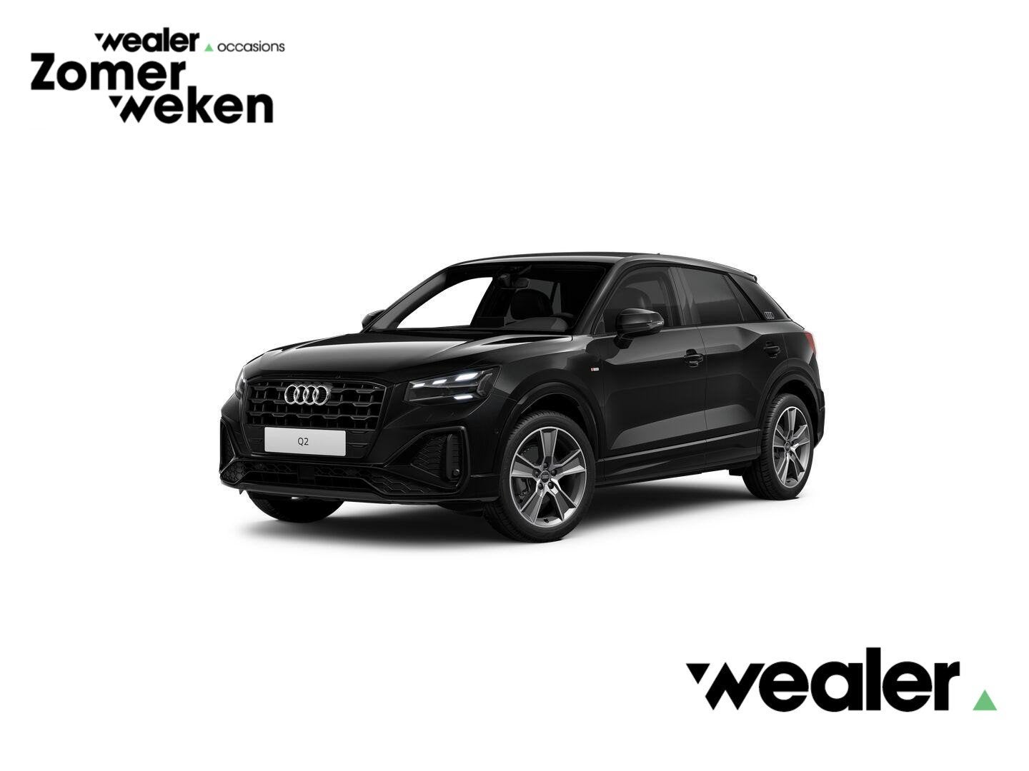 Audi Q2 35 TFSI S Edition | 150 PK | Automaat | Trekhaak | P, Auto's, 4 cilinders, Leder en Stof, Zwart, Bedrijf