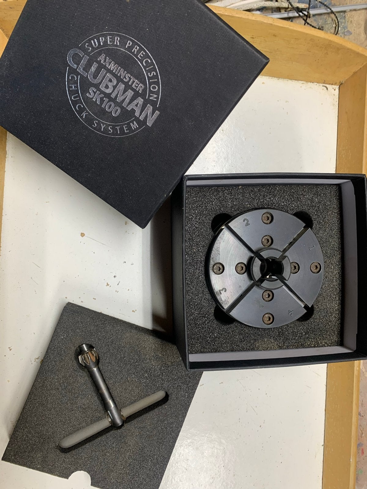 Axminster Clubman SK100 chuck system, Ophalen of Verzenden, Gebruikt