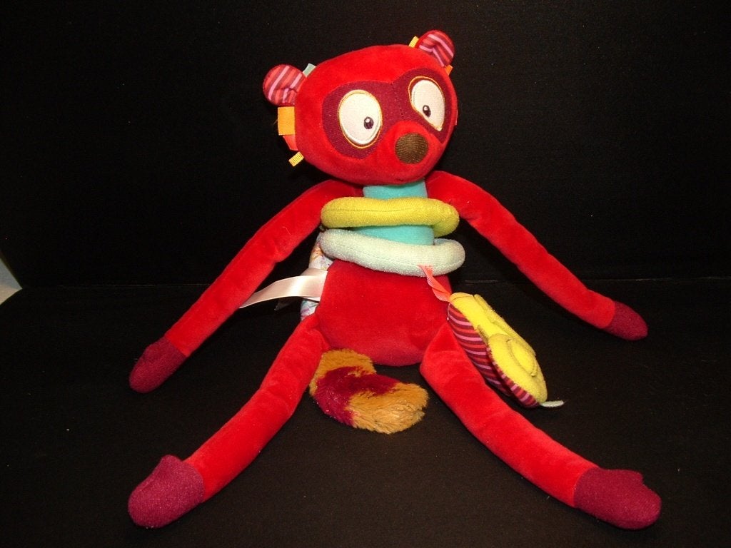 LILLIPUTIENS GEORGE THE MAKI VELOURS ROOD MET, Ophalen of Verzenden, Nieuw, Overige typen