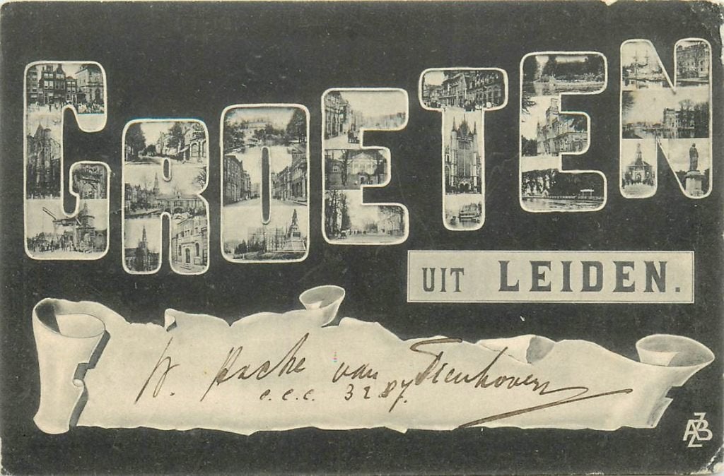 701-373-047 Leiden, Verzamelen, Verzenden, Voor 1920, Zuid-Holland