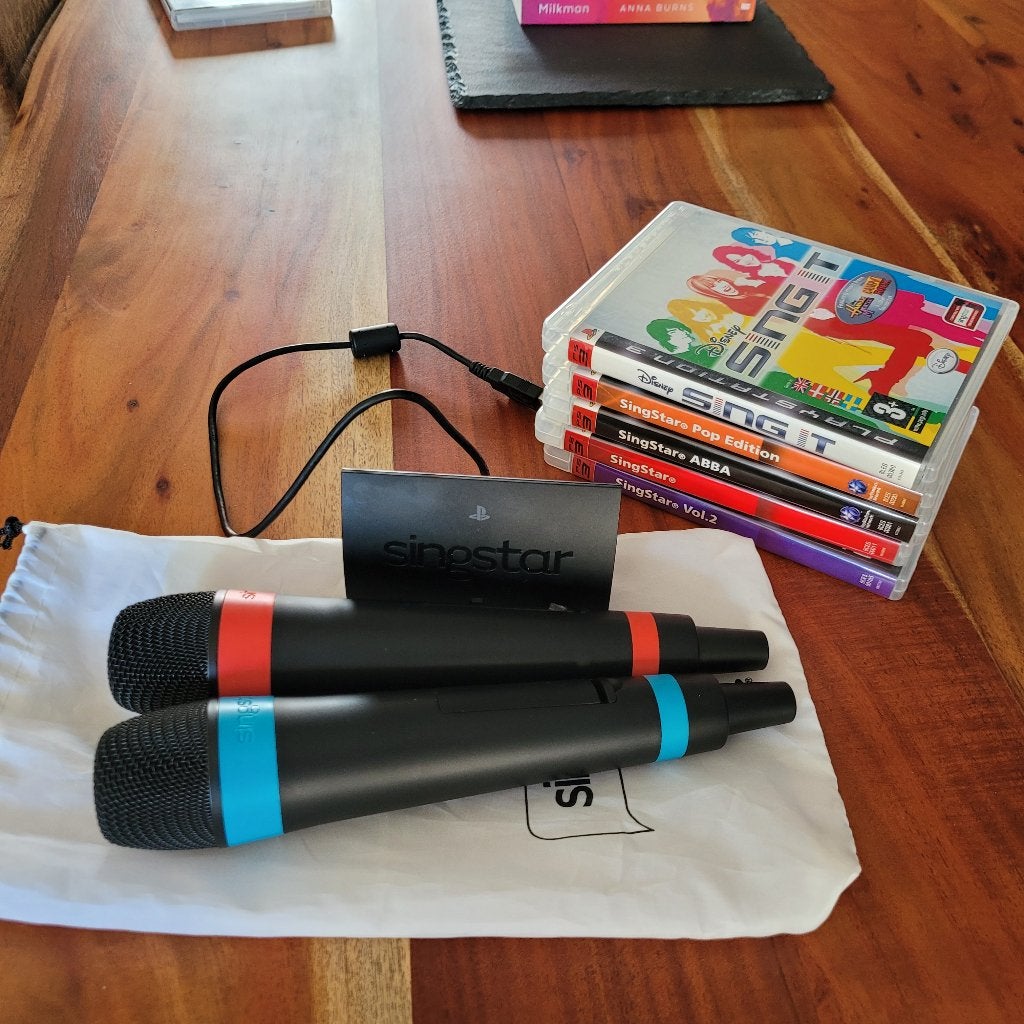 Complete PS3 SingStar Set, Spelcomputers en Games, Muziek, Gebruikt, 2 spelers, Ophalen of Verzenden
