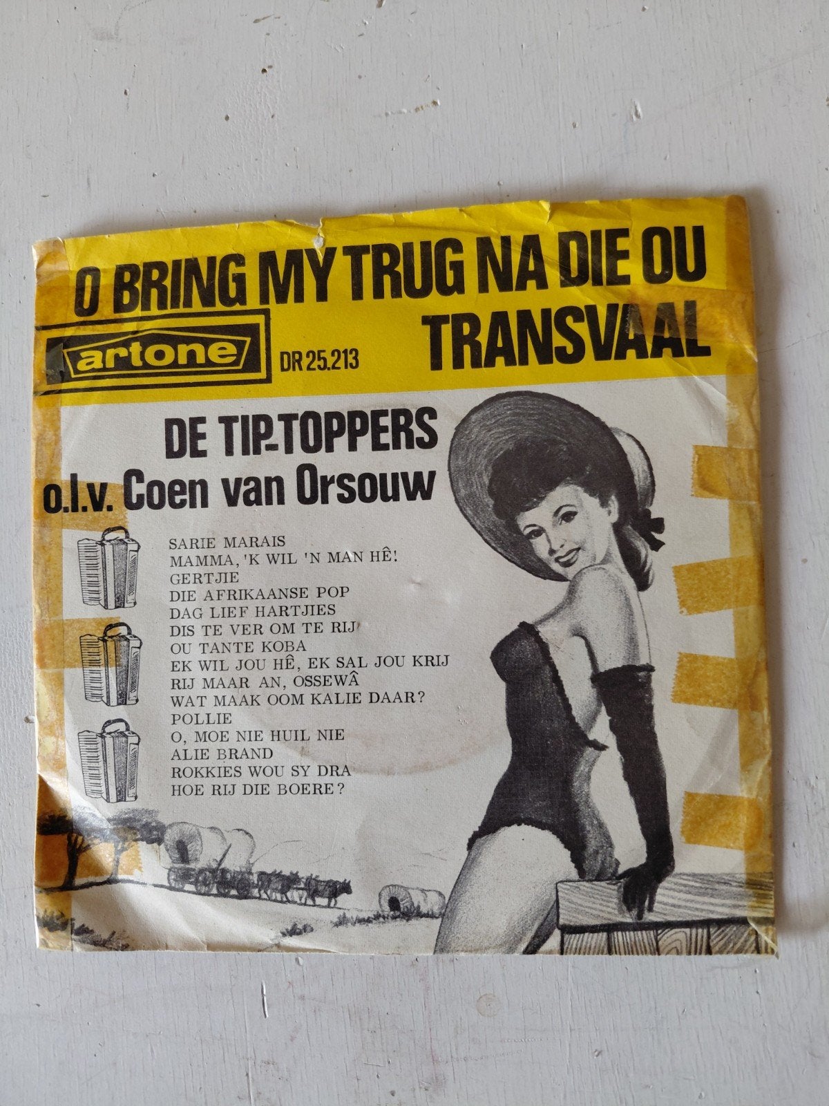 De Tip-Toppers o.l.v. Coen van Orsouw - O Bring My Trug, Gebruikt, 7 inch, Ophalen of Verzenden, EP